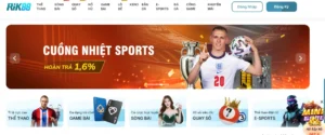 Trải nghiệm cá cược thể thao hàng đầu Châu Á tại Rik88 4 Rik88 với giao diện đẹp, sang trọng dễ sử dụng